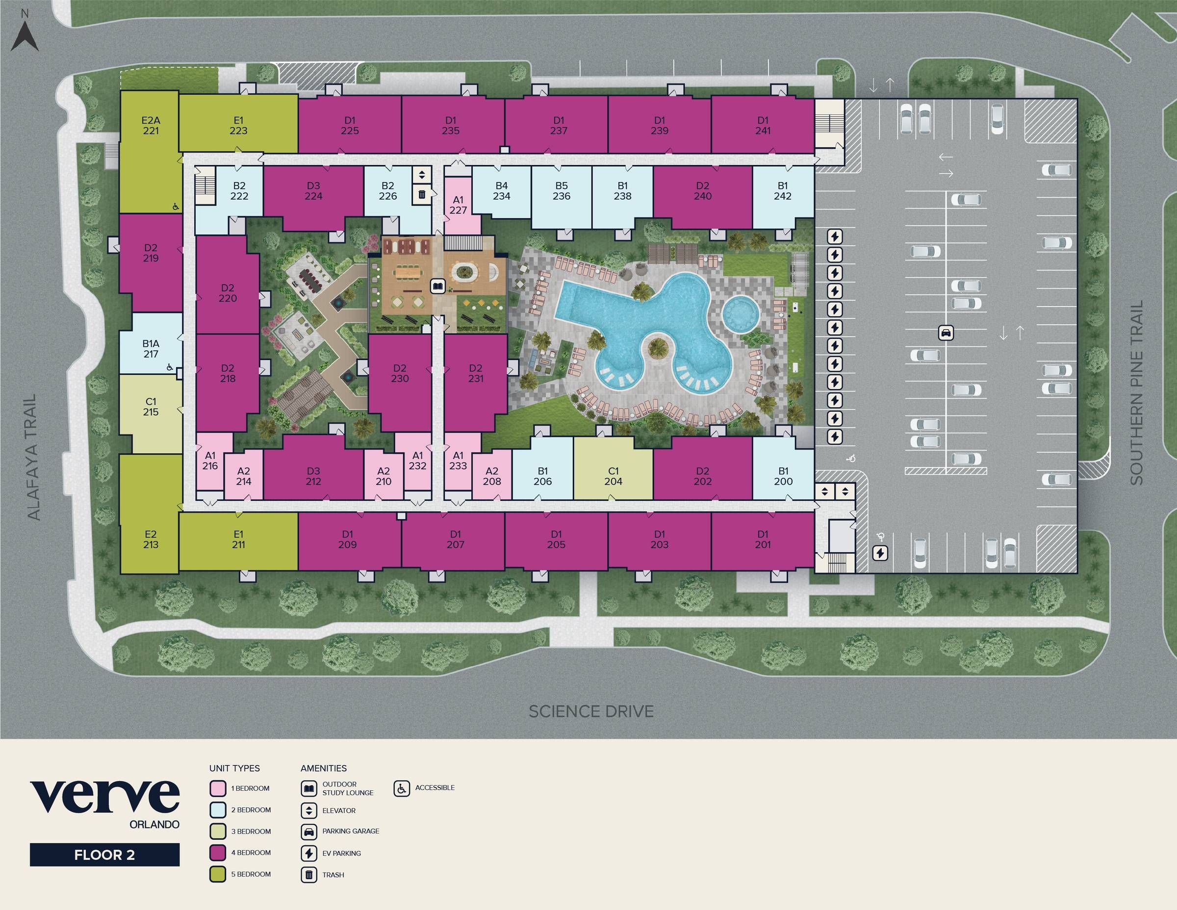 Verve Orlando level 2 sitemap